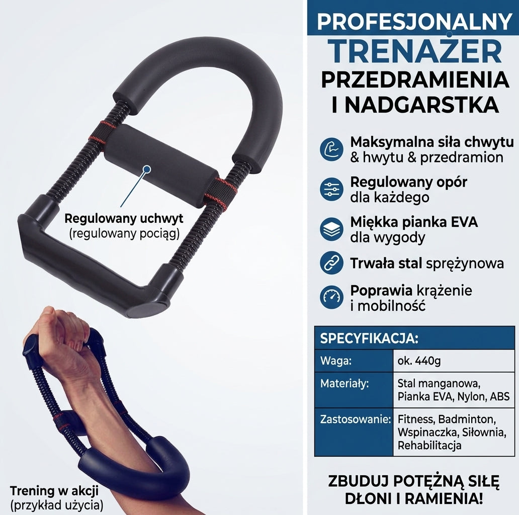 Ściskacz / trenażer siły chwytu