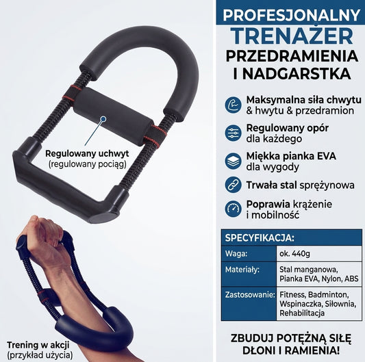 Ściskacz / trenażer siły chwytu