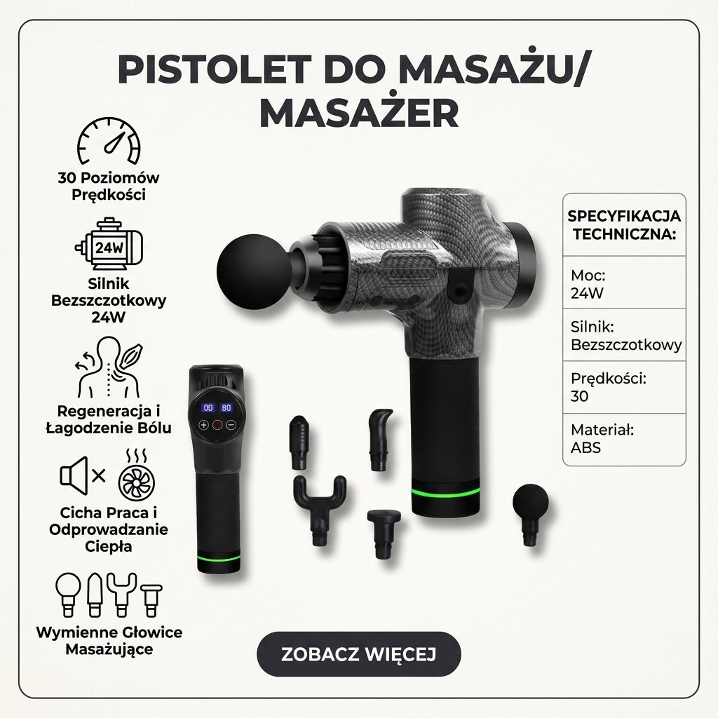 Pistolet do masażu